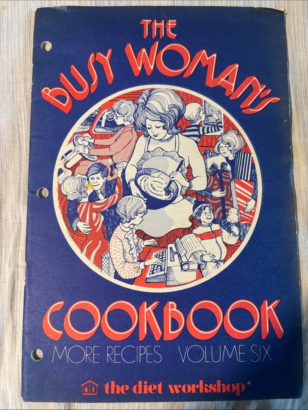 The Diet Workshop Busy Woman's Cookbook Volume Six - Blue & Red